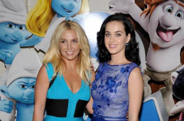 Katy Perry canta con Britney Spears en ‘Los Pitufos 2’