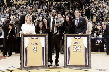 NBA, la notte di Kobe Bryant