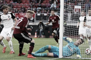 1. FC Nürnberg 2-0 SV Sandhausen: Kerk and Burgstaller come up trumps for Weiler