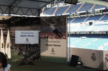 Resultado Presentación de Keylor Navas por el Real Madrid en 2014