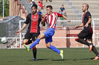 El Atlético B consuma su primera derrota en el Barrio del Pilar