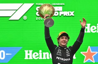 Kimi Antonelli sul podio