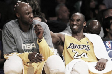 Un Kobe tocado no se olvida de Lamar Odom