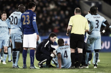 Manchester City captain Kompany potentially sidelined until 2015