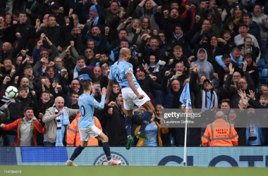 Manchester City 1-0 Leicester City: Stunning Kompany strike sees City back to the top in nervy affair