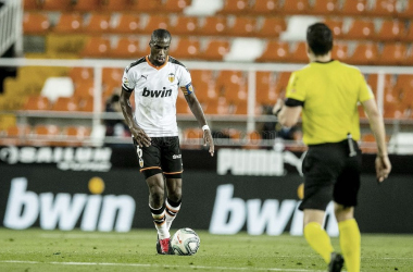 Kondogbia: "Creo que tenemos que salir contentos del partido porque siempre jugamos para ganar"