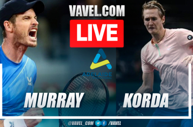 Summary and highlights of the Andy Murray 0-2 Sebastian Korda in ATP Adelaide
