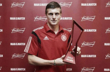 Toni Kroos, mejor jugador del Brasil-Alemania