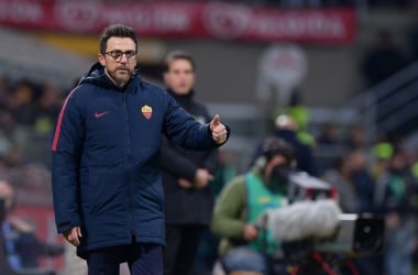 Roma, Di Francesco dopo il pari contro l&#039;Inter: &quot;Dovevamo sfruttare meglio il primo tempo”