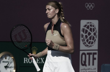 Petra Kvitová venceu Anett Kontaveit no Qatar Open 2021 (WTA / Divulgação)