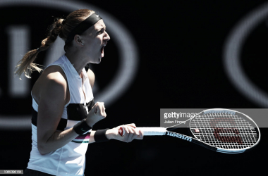 Kvitova muestra su mejor versión en la Rod Laver Arena