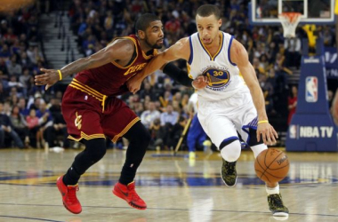 Score Cleveland Cavaliers - Golden State Warriors in 2015 NBA Finals Game 1 (108-100)
