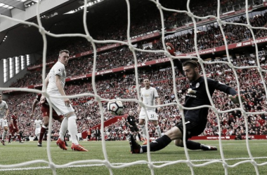 El Manchester United logra un empate en Anfield gracias a un De Gea espectacular