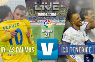Resultado UD Las Palmas - CD Tenerife en la Liga Adelante 2015 (1-1)