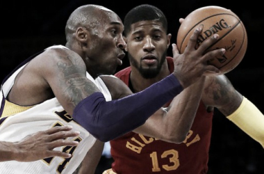 Resumen NBA: Paul George brilla en la noche en la que Kobe Bryant confirmó la retirada