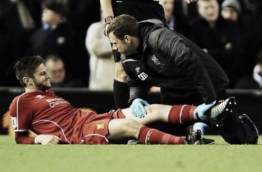 Lallana out for a month with a thigh injury