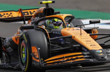 Lando Norris lidera los libres 2 en Bélgica 