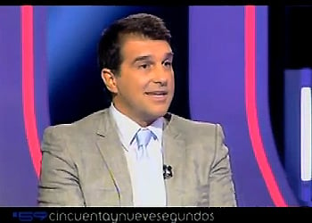 Joan Laporta en 59 segundos