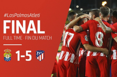 L&#039;Atlético écrase Las Palmas et se rassure