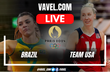 Points and Highlights for Brazil 2-3 USA Women's Volleyball in Olympic Games 2024