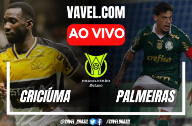 Gols e melhores momentos para Criciúma 1x2 Palmeiras pelo Campeonato Brasileiro