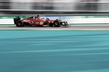 Charles Leclerc durante la qualy del GP de Miami. / Fuente: Twitter @F1