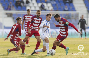 CD Leganés - Granada CF: puntuaciones del Granada CF, jornada 17 de la Liga SmartBank