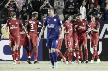 Goleada del PSG al Leicester City por 4-0