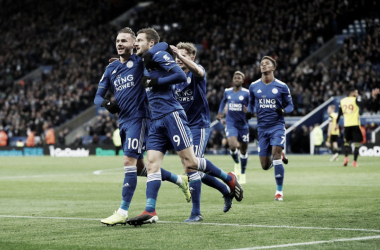 Sólida victoria del Leicester ante Watford