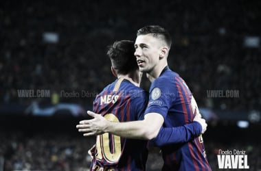 Clément Lenglet: “Mi primer gol en el Camp
Nou es especial”