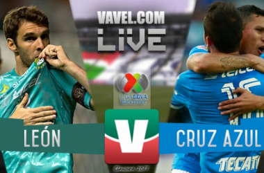 Resultado y goles del León (1-2) Cruz Azul en Liga MX