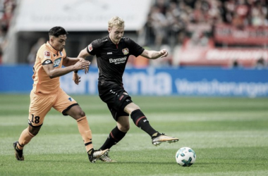 La propuesta ofensiva del Leverkusen no tuvo premio