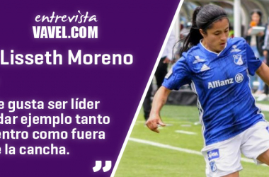 Entrevista
a Lisseth Moreno: "Me gusta darle buen ejemplo a mis compañeras"