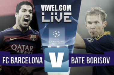 Resultado del Barcelona - BATE Borisov en Champions League 2015 (3-0)