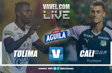 Deportes Tolima vs Deportivo Cali&nbsp; por la Liga Aguila 2019-I (1-1)