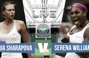 Resultado Maria Sharapova - Serena Williams en Wimbledon 2015 (0-2)