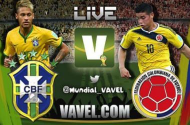 Live Brasile - Colombia, Mondiali 2014 in diretta
