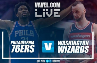 Philadelphia 76ers vs Washington Wizards EN VIVO y en directo online en NBA 2017/18 (118-113)
