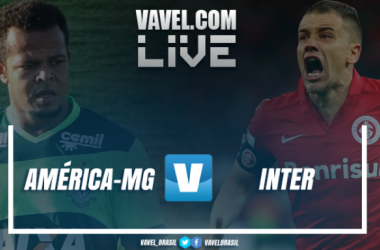 Resultado América-MG x Inter no Campeonato Brasileiro Série B 2017 (1-1)