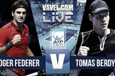 Resultado Roger Federer - Tomas Berdych ATP Finals 2015 (2-0)