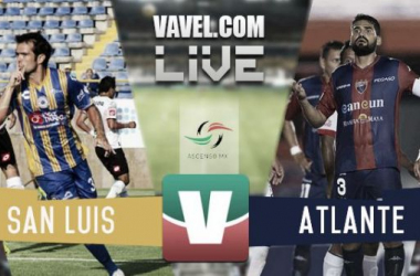 Resultado Atlético San Luis - Atlante en Ascenso MX 2015 (1-3)