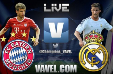 Bayern Munich - Real Madrid Text Commentary Score, Goals and Result of Champions League 2014