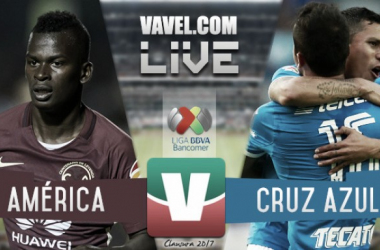 Resultado y goles del América 2-0 Cruz Azul de la Liga MX 2017