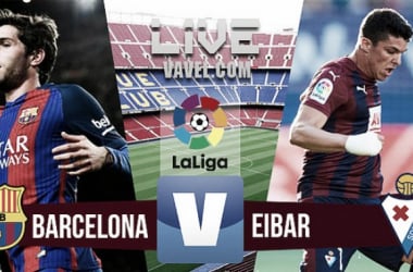 Resumen Barcelona 4-2 Eibar en la Liga 2016-17