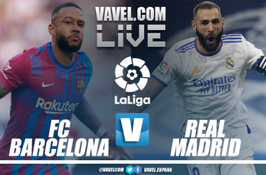 Barcelona vs Real Madrid EN VIVO y en directo online en El Clásico (1-2)