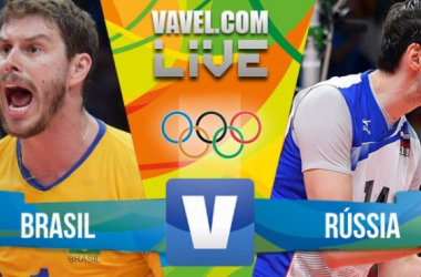 Resultado Brasil 3 x 0 Rússia no vôlei masculino dos Jogos Olímpicos