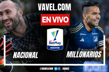 Resumen y Goles Atlético Nacional (1-1) vs Millonarios en Liga Betplay