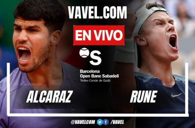 Resumen y Puntos Alcaraz vs Rune (6-7 2-6) en Barcelona Open