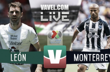 Resultado y goles del partido León 1-2 Monterrey en Liga MX 2017