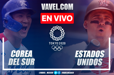 Resumen y carreras: Corea del Sur 2-7 Estados Unidos en Semifinales de Béisbol por Juegos Olímpicos 2020